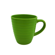 Guter Preis meistverkaufte Farbglasur Green Becher Keramik für Kaffee